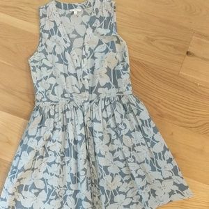 Floral button up summer dress